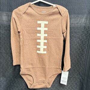 Carter's Brown Football Bodysuit